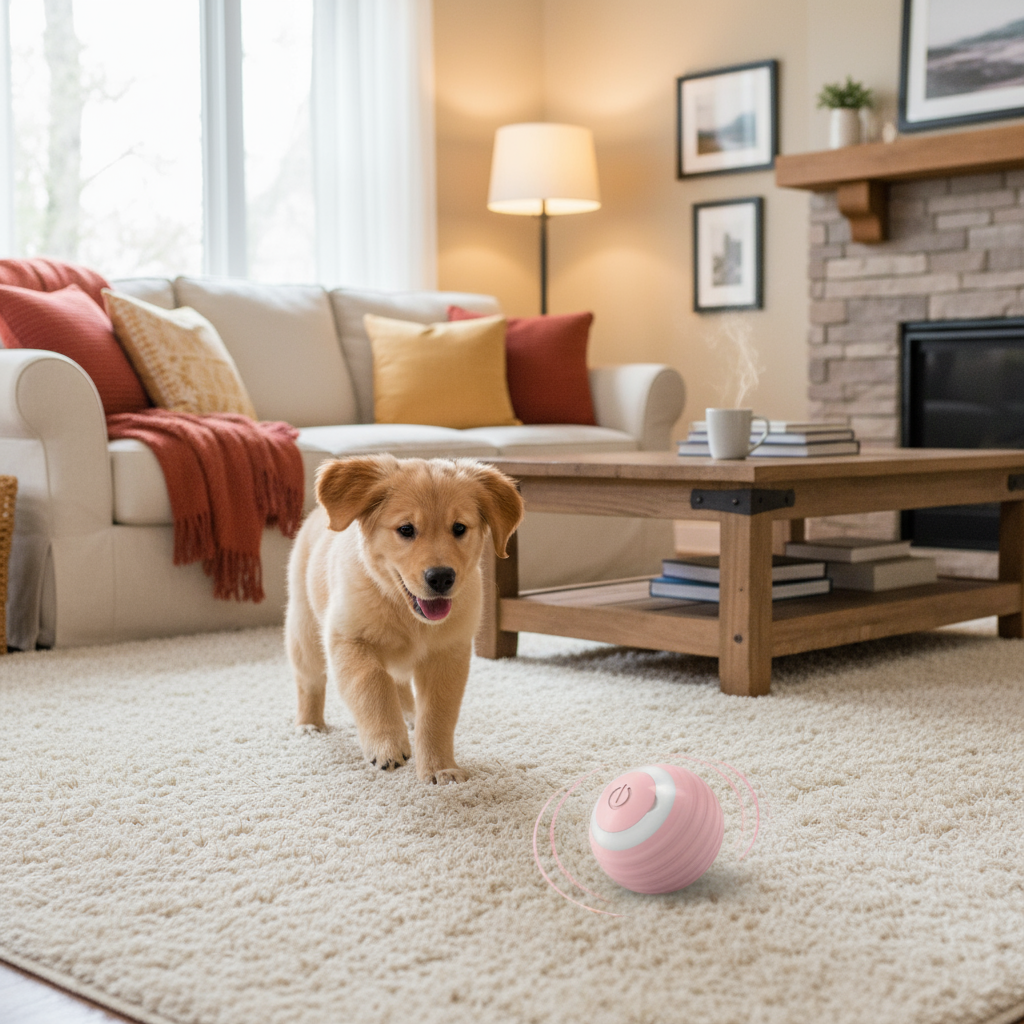 Smart Interactive Cat Toys Ball Indoor 2 Mode Rechargeable Pet Automatic Moving Ball Interactive Cat Toy Kitten Teaser Game Toy