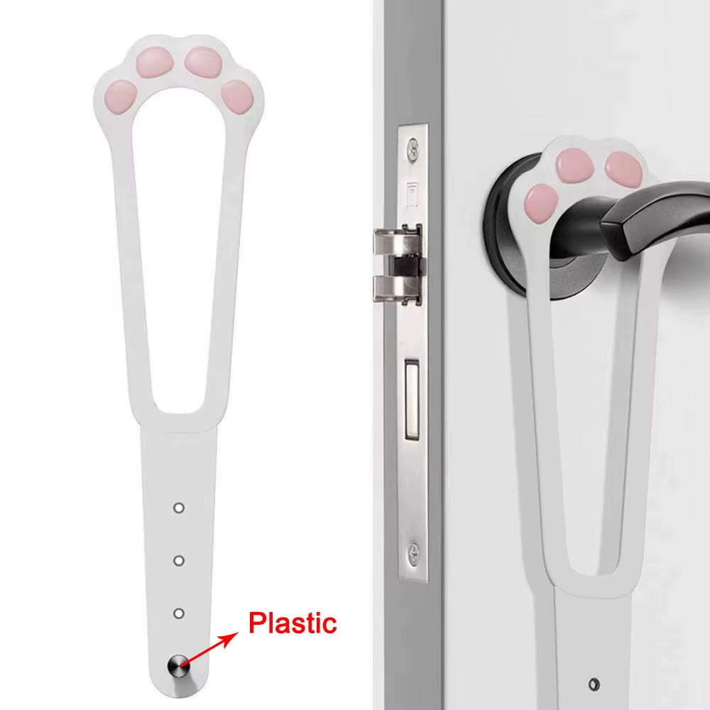 Cat Door Holder Latch Adjustable Dog Door Stopper Elastic Gate Lock Flex Latch Strap Keep Dog Out from Entering Pet Gate Supply