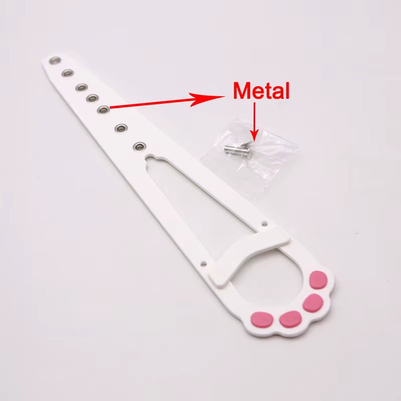 Cat Door Holder Latch Adjustable Dog Door Stopper Elastic Gate Lock Flex Latch Strap Keep Dog Out from Entering Pet Gate Supply