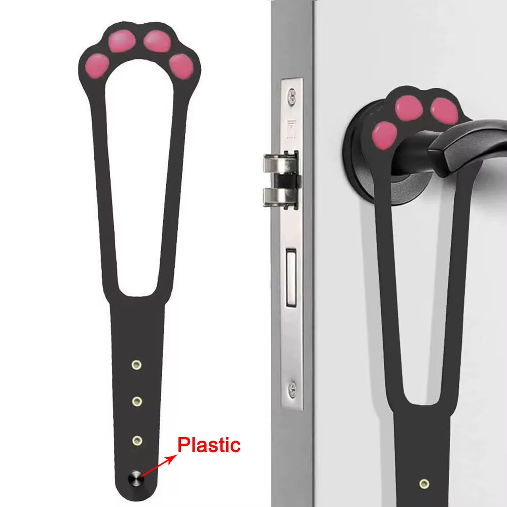 Cat Door Holder Latch Adjustable Dog Door Stopper Elastic Gate Lock Flex Latch Strap Keep Dog Out from Entering Pet Gate Supply
